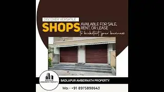 Shop in badlapur ambernath@badlapurkr @narisareesrohini #badlapur #ambernath #property
