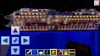 Cruise Ship map Photo Montage