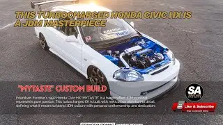 This Turbocharged Honda Civic HX is a JDM MASTERPIECE | 