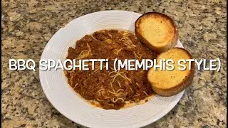 Спагетти барбекю с тушеной свининой (в стиле Мемфиса)