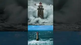 Самая известная в мире фотография маяка чуть не убила его (не фотошоп!) #маяк #короткометражки