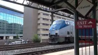 Amtrak Train With Rare Mail Car