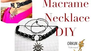 Full video DIY Macrame Necklace #diy #handmade #necklace #macrame