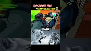 My boy Zim was the og ragebaiter 😭             #invaderzim  #viral #trending