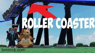 Building a Roller Coaster in Roblox With @Bmincs!