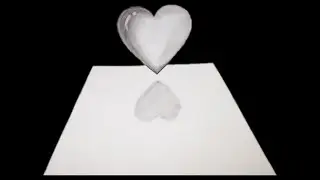 3D heart drawing with shadow step by step for begginers || 3D optical illusion #heart_drawing