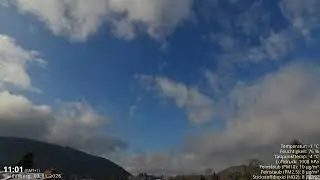 03.01.2026 Wolkentagebuch 🌤 Der Himmel im Zeitraffer 🌤 Cloud Timelapse