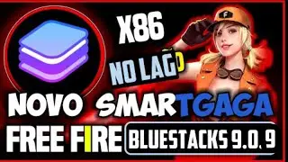 New SmartGaga buestacks 9.0.9 x86 240 fps | OB30 free fire UPDATED | ANDROID 4.4.2 | NO BLACK SCREEN