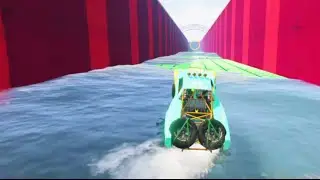 GTA 5 Trophy Truck Hydroplane Off Road Racing on Water and Sand