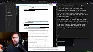 The moment Asmongold realizes he un-redacted a victim from the Epstein files