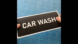 Car Wash Bay Area Tempat Cuci Kereta Waterproof Outdoor Sign Premium Notice Malaysia Premium Sticker