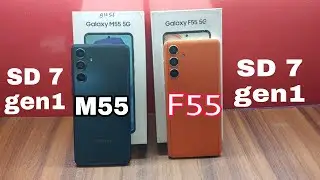 Samsung Galaxy F55 vs Galaxy M55 Speed Test Comparison!! Gaming Test!!
