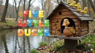 Five Little Ducks | Nursery Rhyme & Kids Song | Learn to Count!