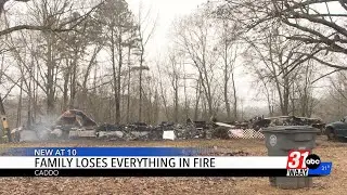Caddo family loses everything in fire