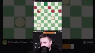 I totally missed the win at checkers during the live stream! #checkers #shorts