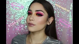 Maquillaje Rosa Neon (Fácil) /Tendencia Neon💖