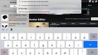 How to open avatar editor when it&rsquo;s says open roblox in app on roblox . Com