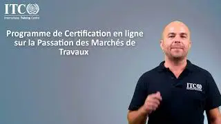 Programme de certification sur la passation des march&eacute;s de travaux - A9714317