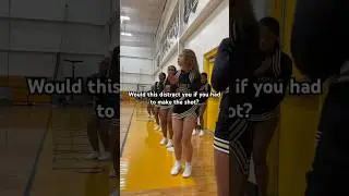 The pressure🏀 #basketball #basketballgame #cheer #highschoolbasketball #highschoolsports #explore