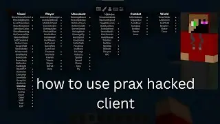 how to use prax hacked client (Minecraft bedrock)