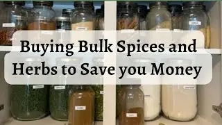 Buying Bulk Spices and Herbs to Save You Money: How Much Room Does 1 Pound of Herbs Really Take Up?