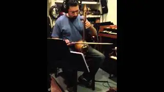 Payam Yousefi recording for FARAH GOES BANG score