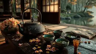 Traditional Japanese Koto & Flute - Serene Asian Relaxation | Spa Healing Yoga Music