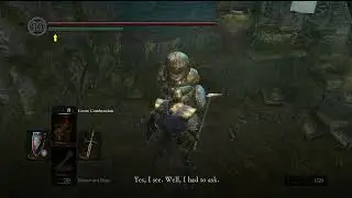 Dark Souls Remastered | Sieglinde of Catarina encounter at Firelink Shrine