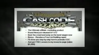 Commission Cash Code - Live Proof from Blake....You Tube