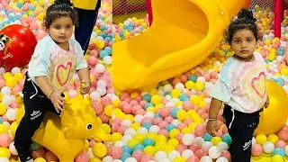Fun Indoor Playground for kids and family #challenging games and jhula#papakipari#entertainment
