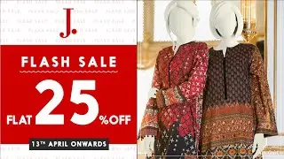 J. Summer Sale Flat 25% Off - J. Lockdown Sale 2020