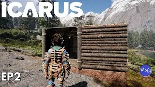 Комплект костяной брони и наша первая база | ICARUS, эпизод 2
