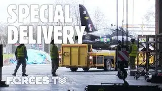 How To Transport A Hawk Aircraft... In Three Pieces | Forces TV