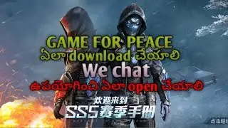 #Game_for_peace  // how to download game for peace // and open to (we chat)