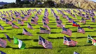 NEVER FORGET! Pepperdine University | Waves of Flags | 9-11-2025