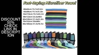 Camping Towels Super Absorbent Fast Drying Microfiber Travel Towel Quick Dry Ultra Soft Compact Gym