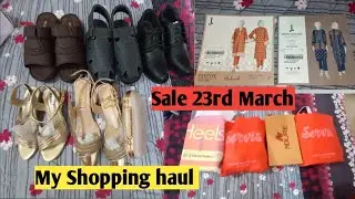 My Shopping haul Junaid Jamshed Sale Heels Servis Indure Shoes