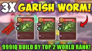 TRIPLE GARISH WORM BUILD! 999IQ GAMEPLAY BY vinapot | Levox esports ~ AXIE INFINITY S18