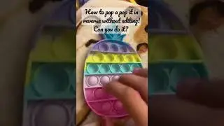THIS IS REVERSE POPPING..
