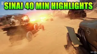 Battlefield 1 Sinai Desert - New Vehicles & Guns 40 Min Highlights!
