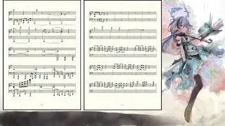 【メメントモリ】耳コピでルサールカのラメント『Ⅲ.THE RAIN』を作ってみた。【楽譜】/music dictation Rusalka's Lament“ Ⅲ.THE RAIN”JPN ver