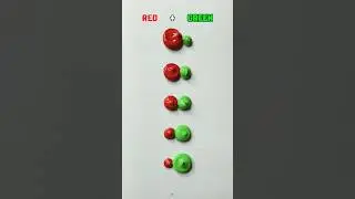 Red + Green = What Color?! 😱 | Unexpected Color Mixing Magic 🎨