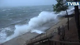 La Tempête Amélie souffle à pleins poumons sur le Bassin d'Arcachon