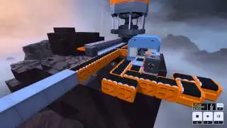 Infinifactory - Small Excavator - Solution V1.0 (265/130/92) - Ressource Site 526.8 (Achievement)