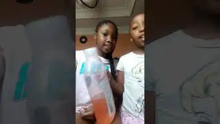 how to make slime #slime4ever#sisters4ever