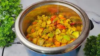 রাইস কুকারে সবজি রান্নার সহজ রেসিপি | Rice Cooker Shobji | Mixed Vegetables Recipe