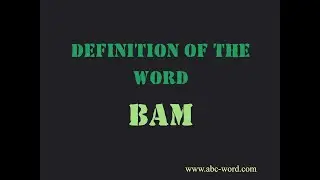 Definition of the word 