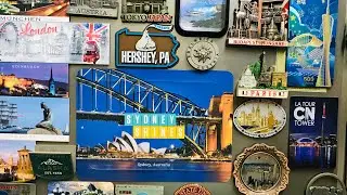 My fridge magnet collection tour - my magnet collection around the world