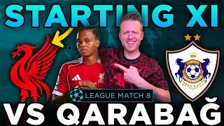 Arne Slot's FINAL Liverpool Starting XI vs Qarabag? | Champions League