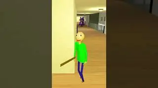 Baldi vs 3D Catnap Liminal Hotel in Garry's Mod